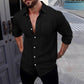Men's Button Down Long Sleeve Linen Shirts (50% OFF)
