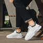 Men's Stylish Lightweight PU Leather Sneakers