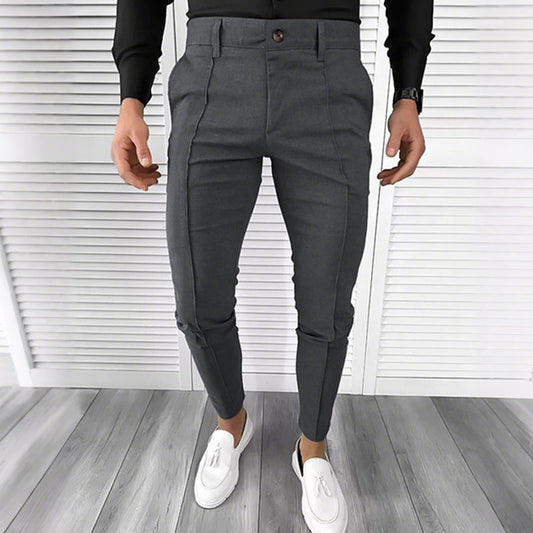 Men’s Casual Solid Color Dress Pants (50% OFF)