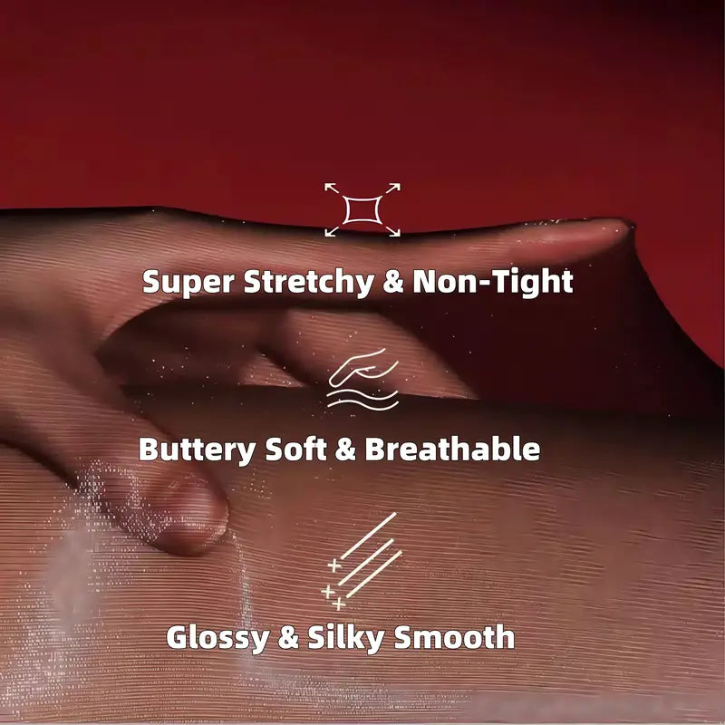 🏆 BUY 1 GET 1 FREE! 🔥 Transparent High-Waisted Tights for Women - Sheer & Comfortable 👑✨