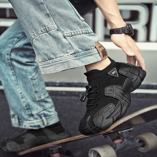 Casual Breathable Non-Slip Mesh Thick Sole Sneakers