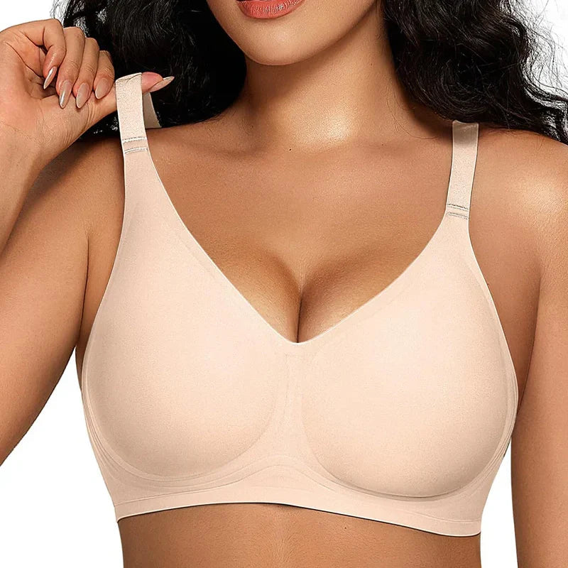 💫Comfortable, wire-free, seamless push-up bra for women