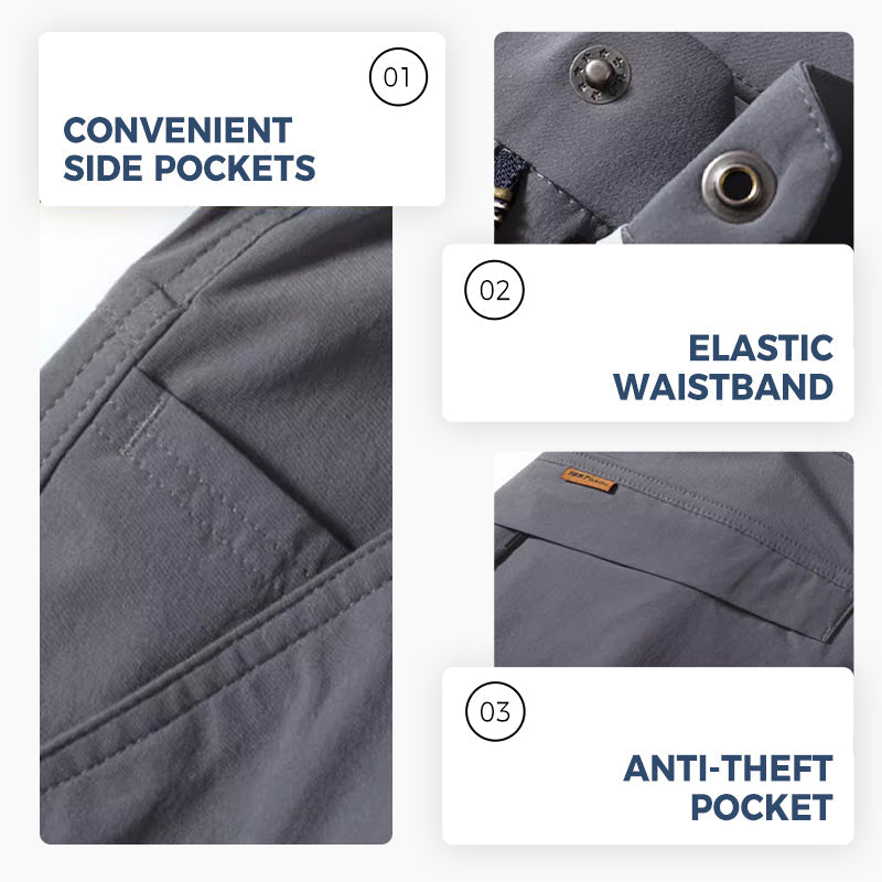 Men's Stretchy Breathable Straight-leg Tactical Trousers