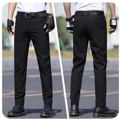 Men's Stretchy Breathable Straight-leg Tactical Trousers