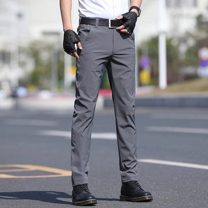 Men's Stretchy Breathable Straight-leg Tactical Trousers