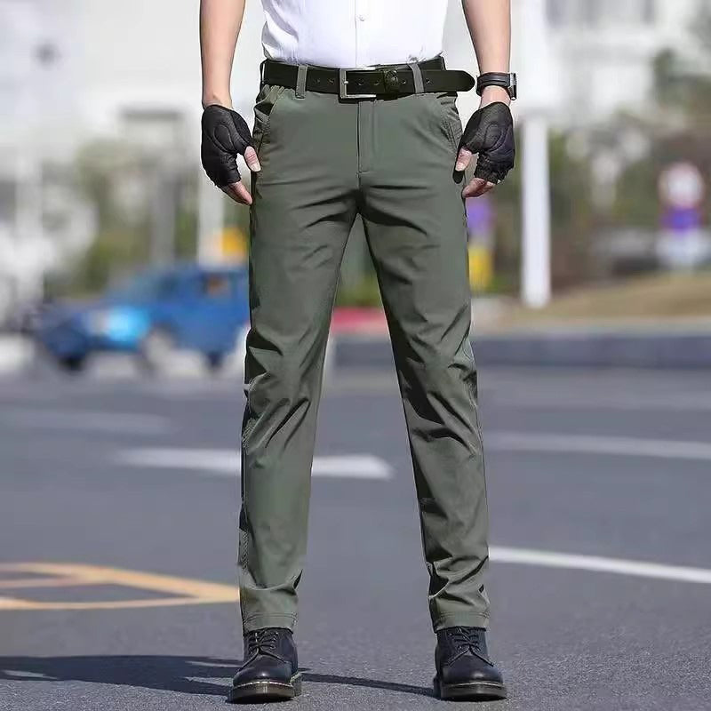 Men's Stretchy Breathable Straight-leg Tactical Trousers