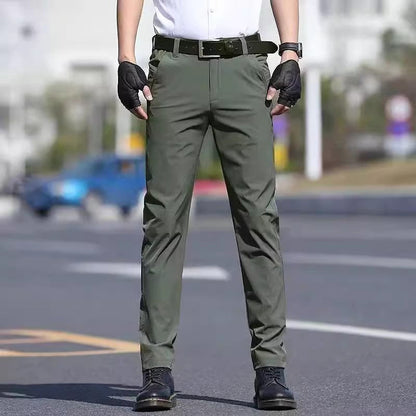 Men's Stretchy Breathable Straight-leg Tactical Trousers
