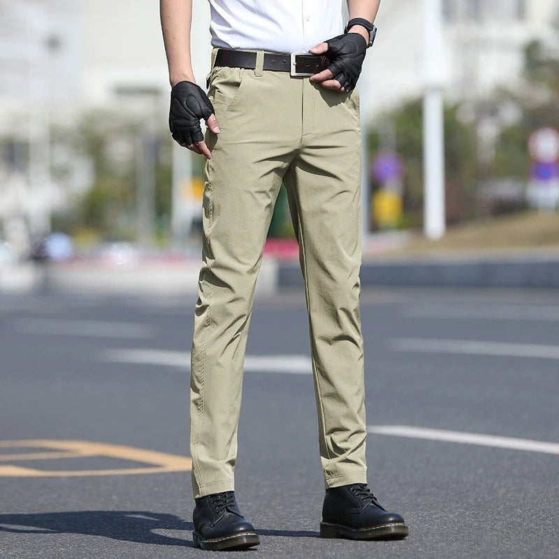 Men's Stretchy Breathable Straight-leg Tactical Trousers