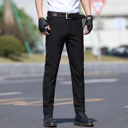 Men's Stretchy Breathable Straight-leg Tactical Trousers