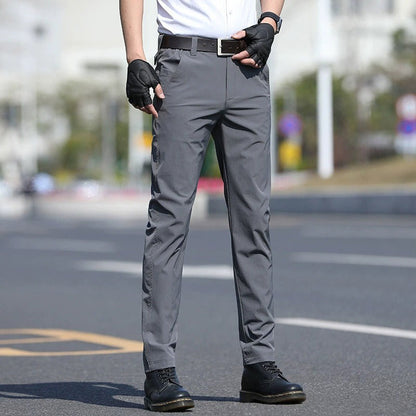 Men's Stretchy Breathable Straight-leg Tactical Trousers