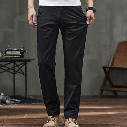 Men's Straight Fit Casual Pants with Pockets (50% OFF)