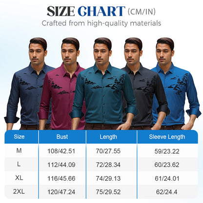 Men’s Classic Oriental Landscape Thermal Shirt