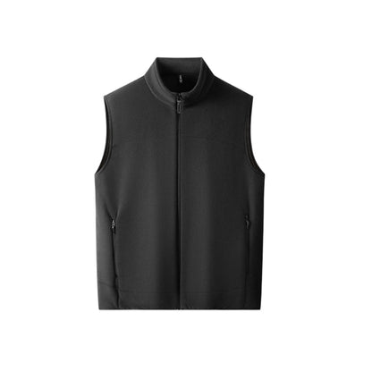 Men's Stand Collar Thickened Full Zip Vest (50% OFF)