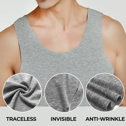 Men's Stretch Privacy-Protecting Seamless Vest