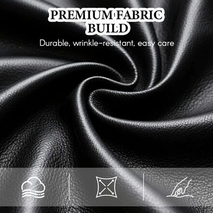 Men's Mid-Length Faux Leather Coat（50% OFF）