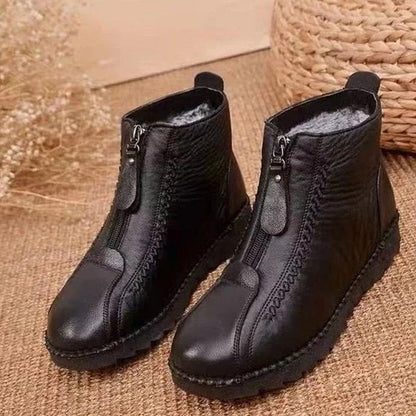 ⏳Time-Limited Special⏰Women's Winter Warm Zipper Ankle Boots