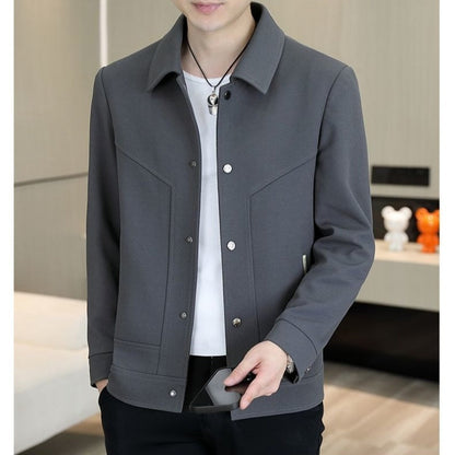 Men's Casual Button-Up Jacket（50% OFF）