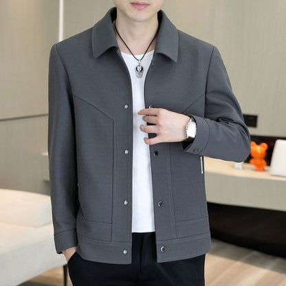 Men's Casual Button-Up Jacket（50% OFF）