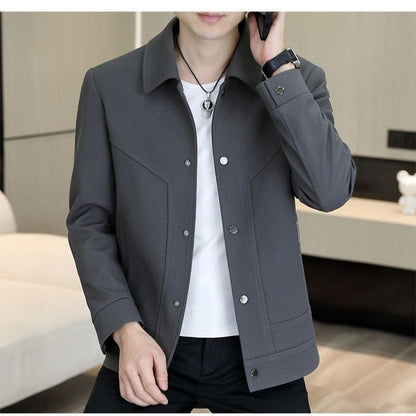 Men's Casual Button-Up Jacket（50% OFF）