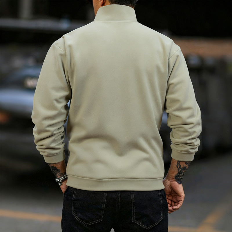 🔥Limited-time offer-Men's Stylish Half Zip Long Sleeve Tops