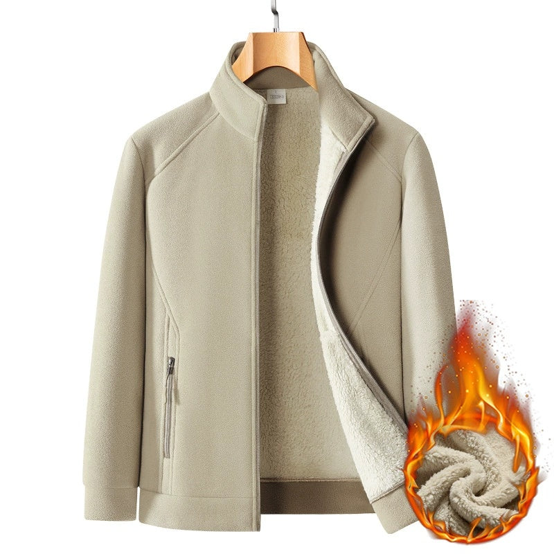 Men's Relaxed-Fit Casual Plush-Lining Jacket（50% OFF）