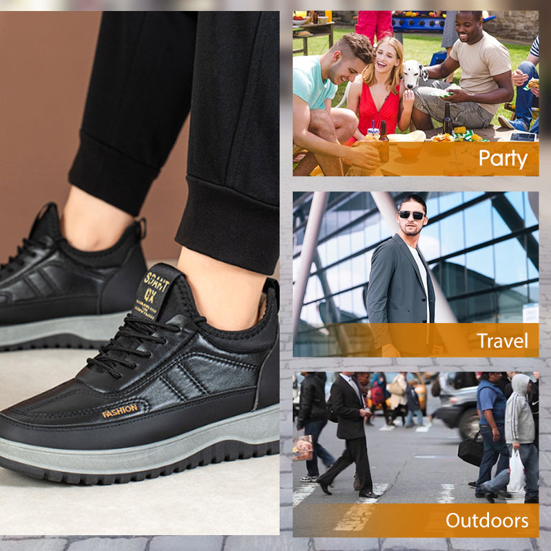 Men's Comfortable Warm Shoes: Waterproof & Slip-Resistant