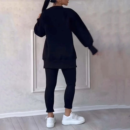 Women's Casual Sweatshirt Leggings Set（50% OFF）