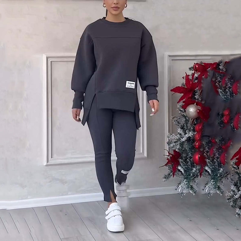 Women's Casual Sweatshirt Leggings Set（50% OFF）