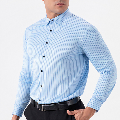 Men's Classic Striped Long Sleeve Shirt