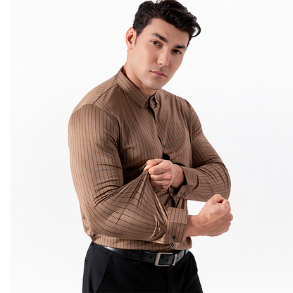 Men's Classic Striped Long Sleeve Shirt