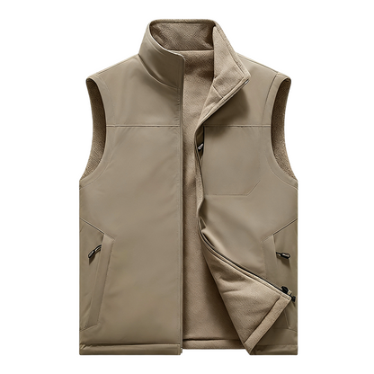 Men's Warm Windproof Reversible Vest