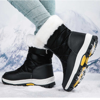 👢✨ Women’s Non-Slip Warm Zipper Snow Boots