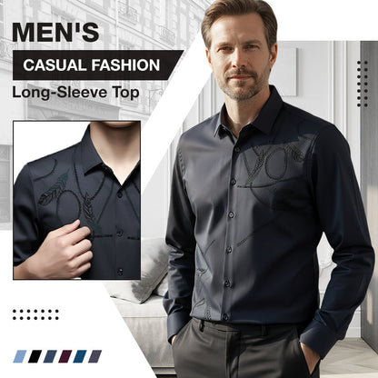 Men's Casual Fashion Long-Sleeve Top