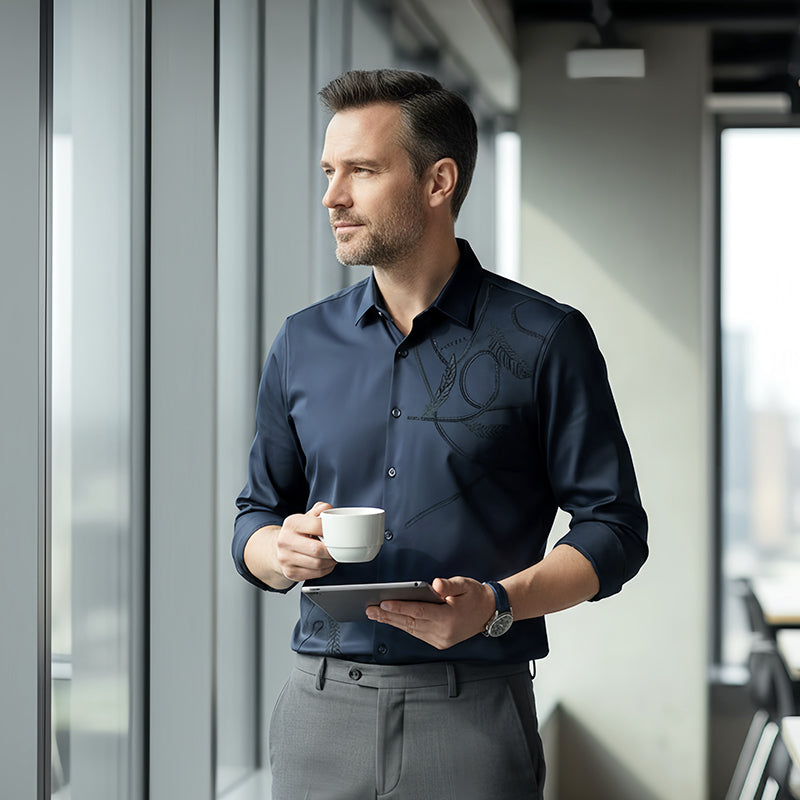 Men's Casual Fashion Long-Sleeve Top