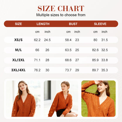 Women’s Knit Button Down Cardigan（50% OFF）