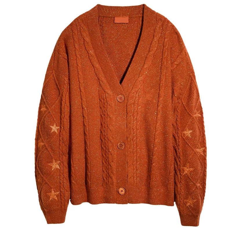 Women’s Knit Button Down Cardigan（50% OFF）