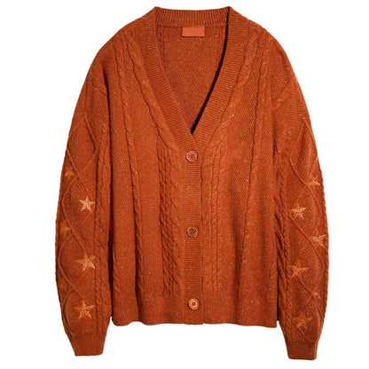 Women’s Knit Button Down Cardigan（50% OFF）