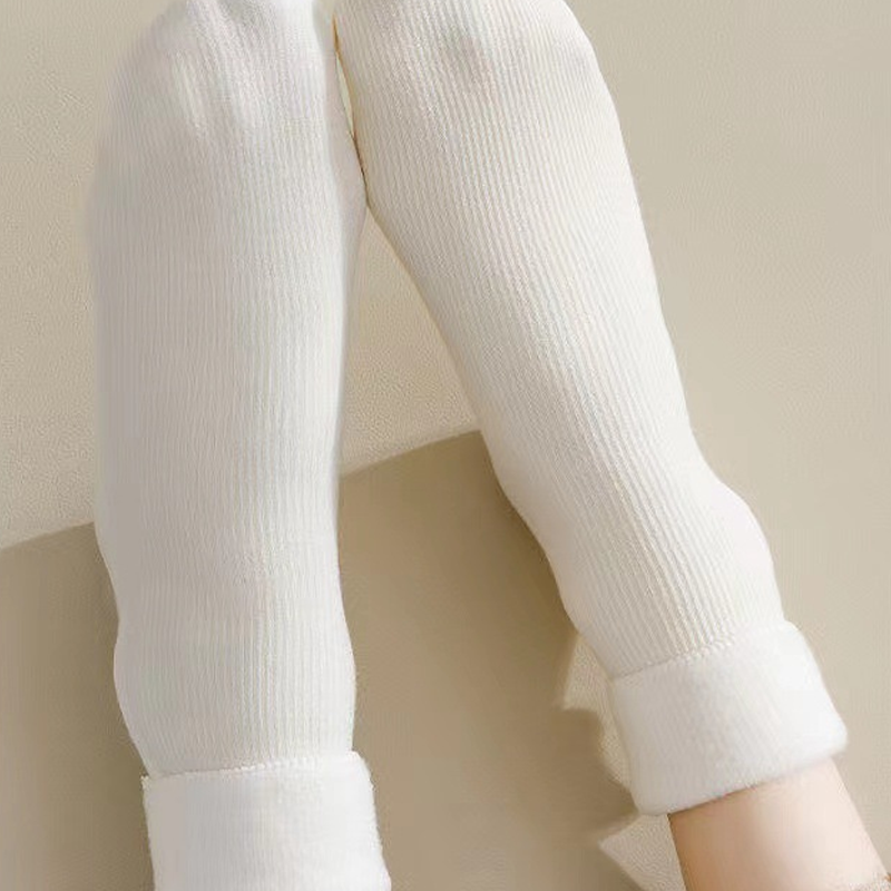 Women's Thickened Warm Solid Color Mid-Calf Socks（50% OFF）