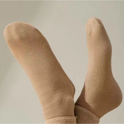 Women's Thickened Warm Solid Color Mid-Calf Socks（50% OFF）