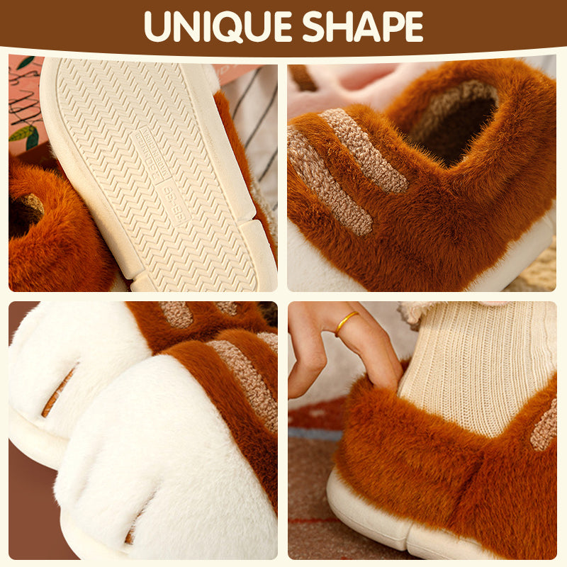 Cozy Cat Paw Slippers - Soft & Warm