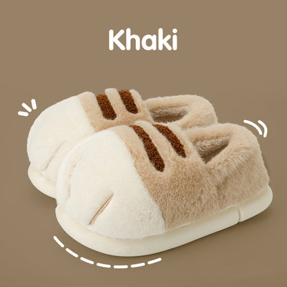 Cozy Cat Paw Slippers - Soft & Warm
