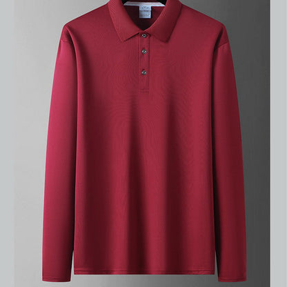 Men's Solid-Color Business-Casual Top