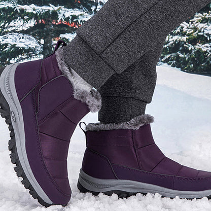 Unisex Plush-Lined Winter Snow Boots