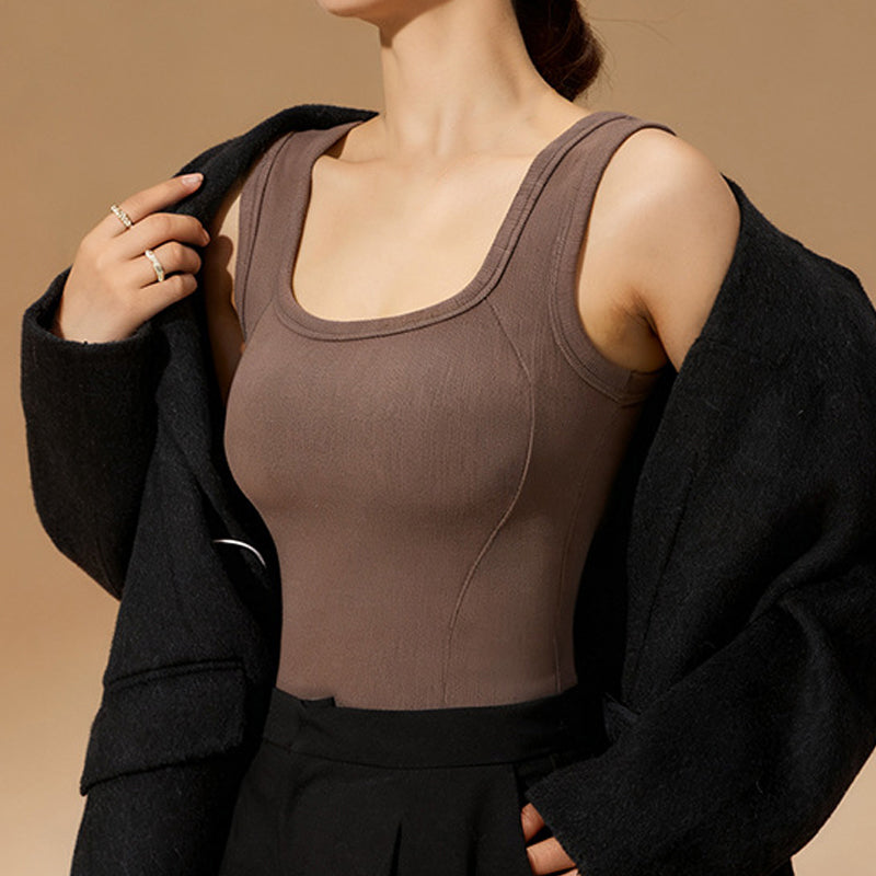 Women’s Comfortable Padded Thermal Tank Top