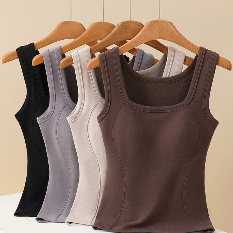 Women’s Comfortable Padded Thermal Tank Top