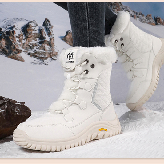 ❄️ WOMEN'S WATERPROOF SNOW BOOTS - Thermal Insulation & Anti-Slip Sole, Comfortable Fit for Winter, Perfect for Snowy and Icy Conditions 🌨️🛷