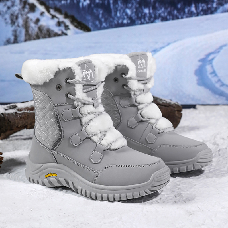 ❄️ WOMEN'S WATERPROOF SNOW BOOTS - Thermal Insulation & Anti-Slip Sole, Comfortable Fit for Winter, Perfect for Snowy and Icy Conditions 🌨️🛷