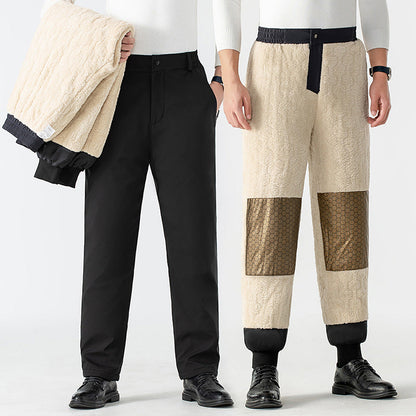 ⏳Limited-time 50% off⏰Men’s Cozy Thermal Pants With Graphene Knee Pads👖