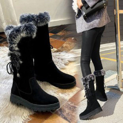 🎉Limited Sale🎉Women's Convenient Warm Anti-Slip Wear-Resistant Mid-Calf Boots