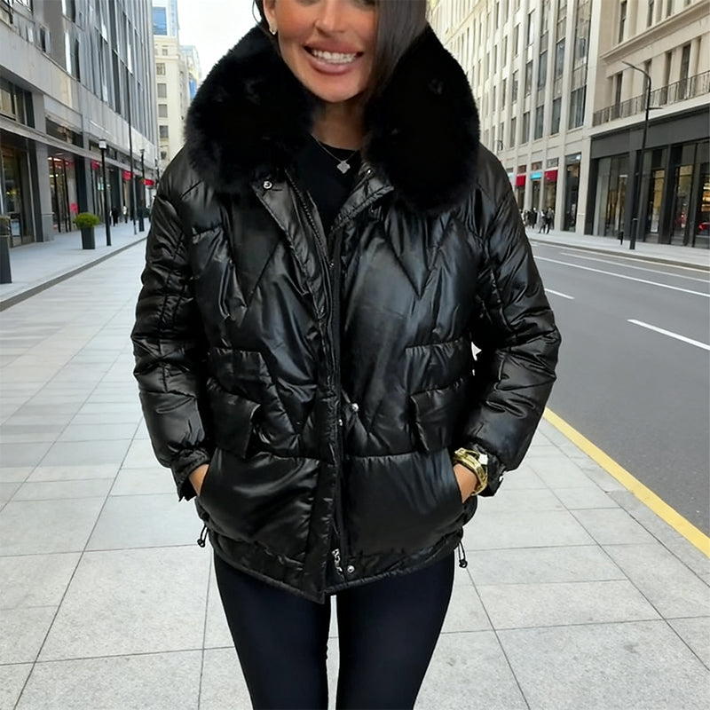 🔥 Winter Luxe Ultra-Warm Plush Collar Jacket — Limited Time Offer